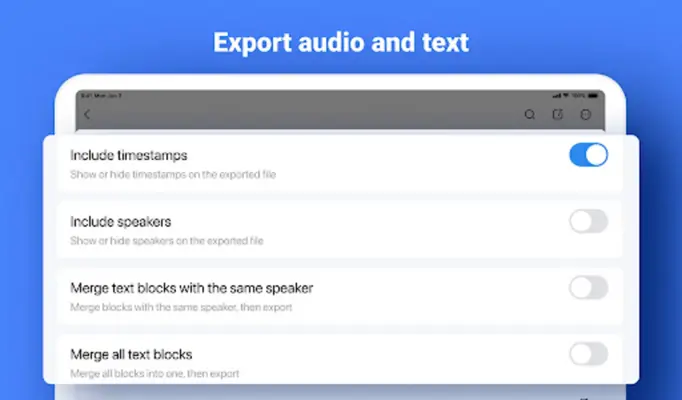 Notta-Transcribe Audio to Text android App screenshot 10