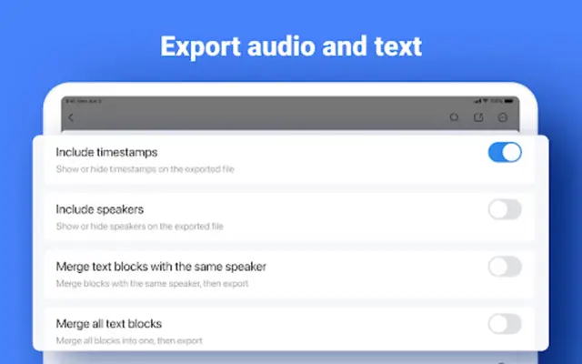 Notta-Transcribe Audio to Text android App screenshot 2