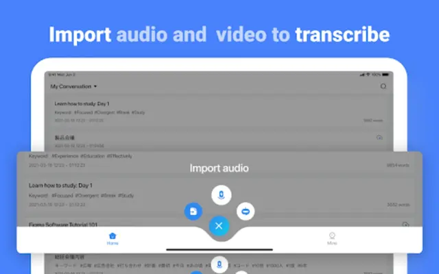 Notta-Transcribe Audio to Text android App screenshot 3