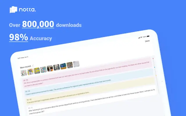 Notta-Transcribe Audio to Text android App screenshot 7
